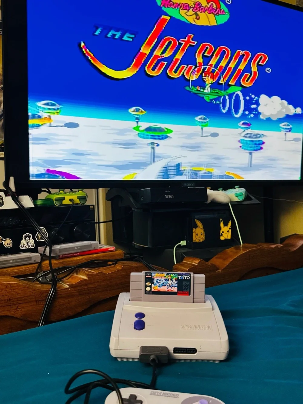 The Jetsons The Invasion of the Planet Pirates For Super Nintendo Game Cartridge